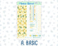Kit 0227 - 7x9 Compact Vertical - Weekly Kit - July - Lemon Grove