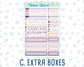 Kit 0236 - 7x9 Compact Vertical - Weekly Kit - October - Sweet & Spooky