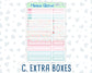 Kit 0246 - 7x9 Compact Vertical - Weekly Kit - December - Gingerbread Sweets