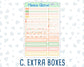 Kit 0228 - 7x9 Compact Vertical - Weekly Kit - August - Just Peachy