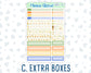 Kit 0229 - 7x9 Compact Vertical - Weekly Kit - August - Golden Faces