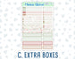 Kit 0244 - 7x9 Compact Vertical - Weekly Kit - December - Santas Village
