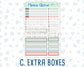 Kit 0245 - 7x9 Compact Vertical - Weekly Kit - December - Vintage Christmas
