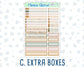 Kit 0243 - 7x9 Compact Vertical - Weekly Kit - November - Boho Autumn