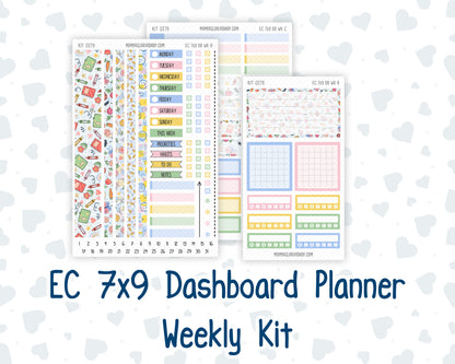 Kit 0279 - 7x9 - EC Dashboard Planner - August - Not Ready For School
