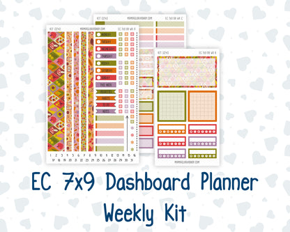 Kit 0240- Weekly Dashboard Planner - Erin Condren - Cozy Thanksgiving - November