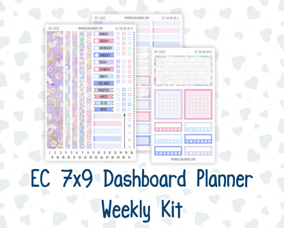 Kit 0252 - 7x9 - EC Dashboard Planner - February - Tokyo Candy Cloud