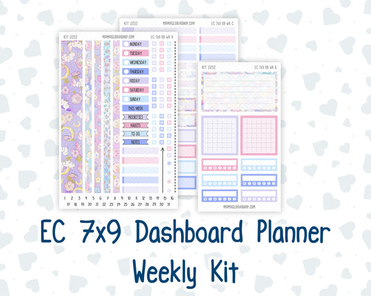 Kit 0252 - 7x9 - EC Dashboard Planner - February - Tokyo Candy Cloud