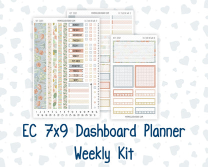 Kit 0261 - 7x9 - EC Dashboard Planner - April - Llama Spring
