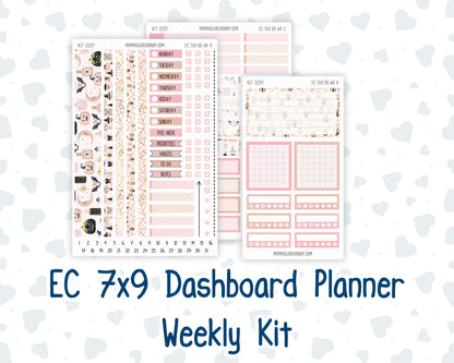 Kit 0297 - 7x9 - EC Dashboard Planner - October - Pink Spell