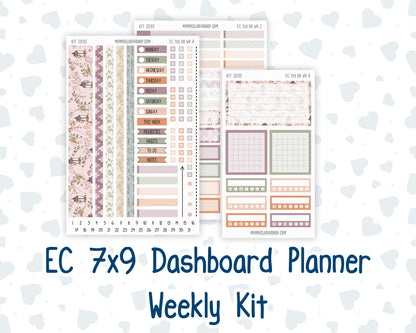 Kit 0293 - 7x9 - EC Dashboard Planner - September - Fleur de Provence