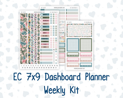 Kit 0275 - 7x9 - EC Dashboard Planner - July - Tropical Safari Blush