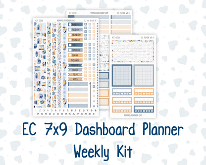 Kit 0299 - 7x9 - EC Dashboard Planner - October - Book Nook