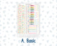 Kit 0260 - 7x9 - EC Dashboard Planner - April - Pastel Egg Hunt