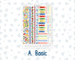 Kit 0220 - Weekly Dashboard Planner - Erin Condren - June - June Berries