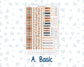 Kit 0237 - Weekly Dashboard Planner - Erin Condren - October - Forest Falk