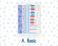Kit 0224- Weekly Dashboard Planner - Erin Condren - July - Patriotic Parade