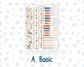 Kit 0193- Weekly Dashboard Planner - Erin Condren - November -Harvest Blooms