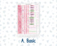 Kit 0253 - 7x9 - EC Dashboard Planner - February - Rosy Daydreams