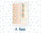 Kit 0228- Weekly Dashboard Planner - Erin Condren - August - Just Peachy
