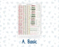 Kit 0257 - 7x9 - EC Dashboard Planner - March - Blush Garden