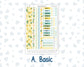 Kit 0227- Weekly Dashboard Planner - Erin Condren - July - Lemon Grove