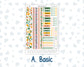 Kit 0226- Weekly Dashboard Planner - Erin Condren - July - Tropical Whimsy