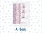 Kit 0204- Weekly Dashboard Planner - Erin Condren - February -Valentines Garden