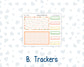 Kit 0228- Weekly Dashboard Planner - Erin Condren - August - Just Peachy