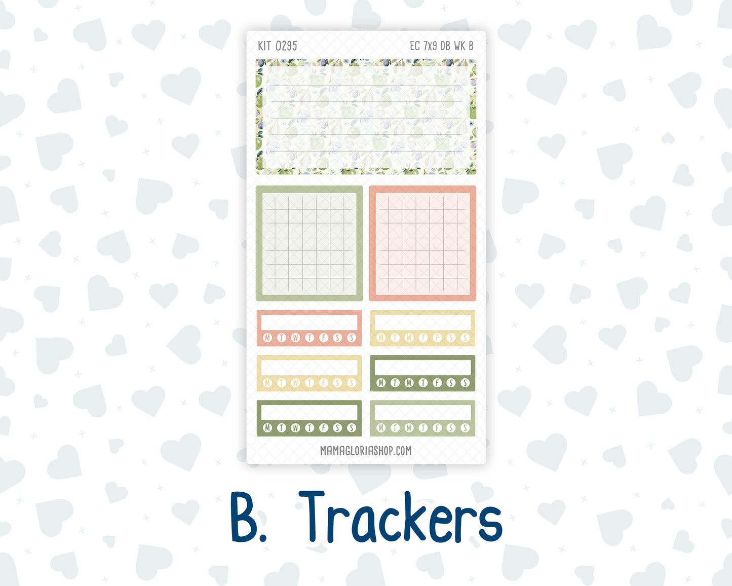 Kit 0295 - 7x9 - EC Dashboard Planner - September - Apple Harvest
