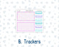 Kit 0230- Weekly Dashboard Planner - Erin Condren - August - School Daze