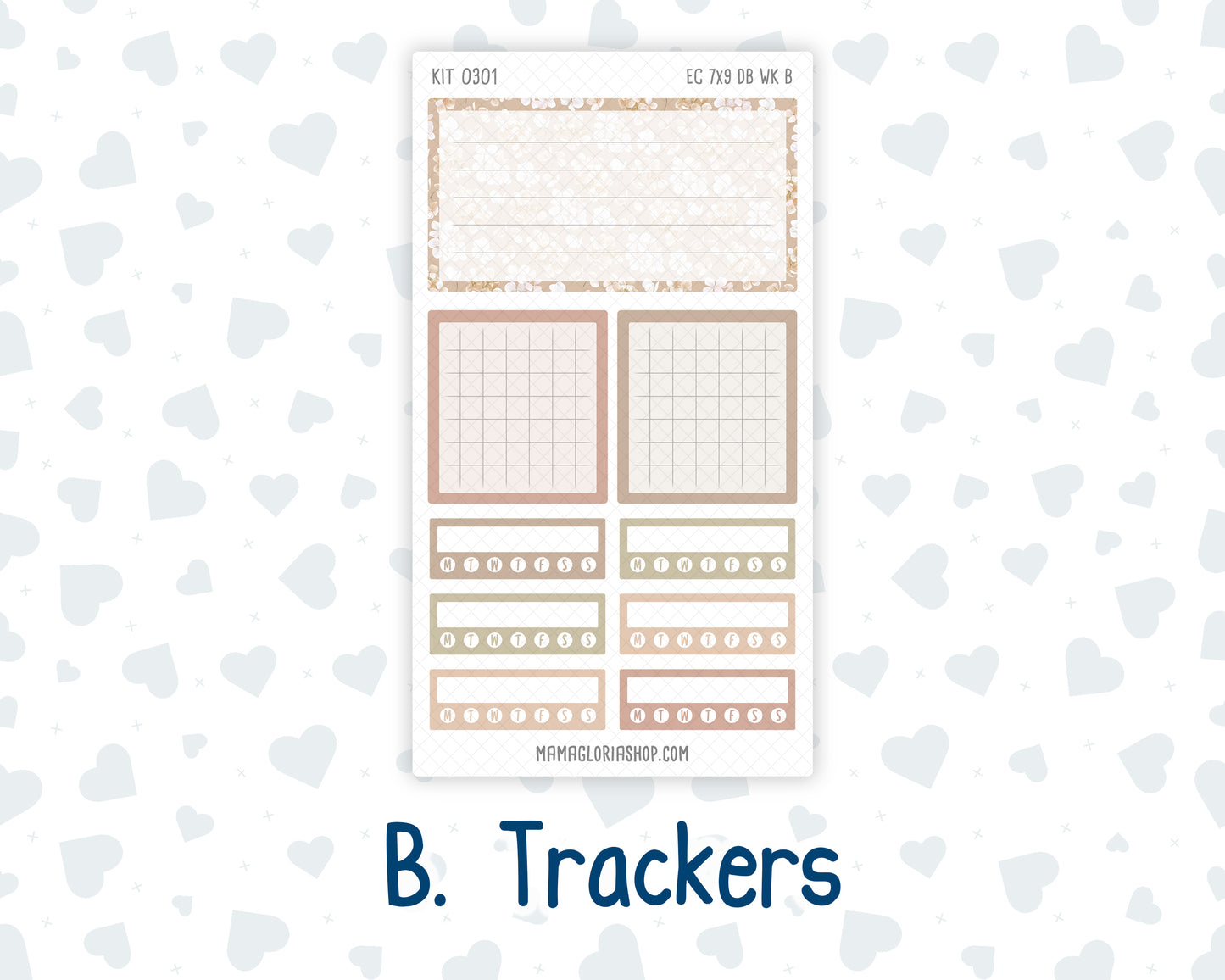 Kit 0301 - 7x9 - EC Dashboard Planner - November - Sunday Comfort