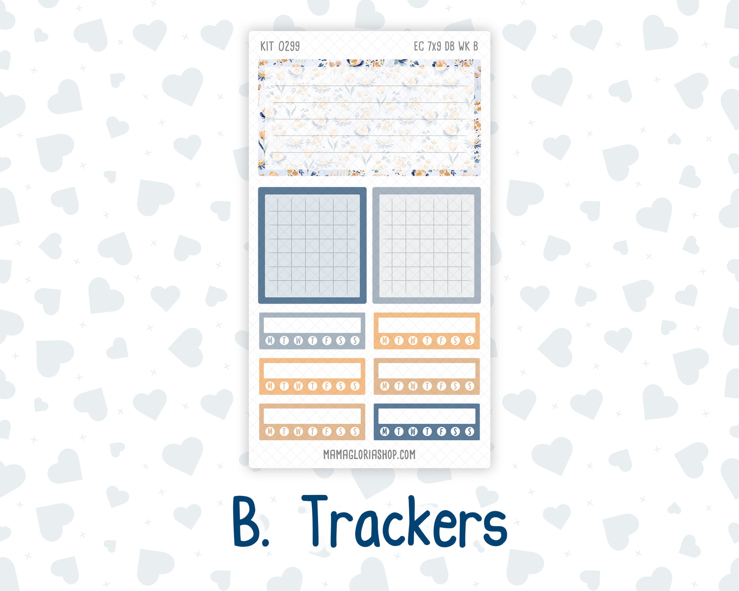 Kit 0299 - 7x9 - EC Dashboard Planner - October - Book Nook