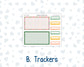 Kit 0226- Weekly Dashboard Planner - Erin Condren - July - Tropical Whimsy