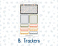 Kit 0238 - Weekly Dashboard Planner - Erin Condren - October - Starry Autumn Nights