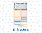 Kit 0248- Weekly Dashboard Planner - Erin Condren - Midnight Countdown - January