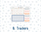 Kit 0193- Weekly Dashboard Planner - Erin Condren - November -Harvest Blooms