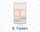 Kit 0237 - Weekly Dashboard Planner - Erin Condren - October - Forest Falk