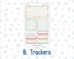 Kit 0244- Weekly Dashboard Planner - Erin Condren - Santas Village - December