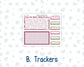 Kit 0185 - Weekly Dashboard Planner - Erin Condren - September- Wine Time