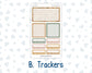 Kit 0243- Weekly Dashboard Planner - Erin Condren - Boho Autumn - November