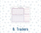 Kit 0204- Weekly Dashboard Planner - Erin Condren - February -Valentines Garden