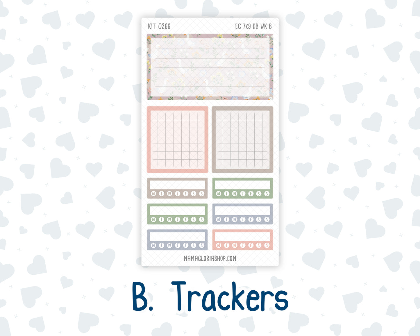 Kit 0266 - 7x9 - EC Dashboard Planner - May - Froggy Lake Picnic