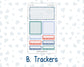 Kit 0247- Weekly Dashboard Planner - Erin Condren - Snow Day Adventures - December