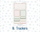 Kit 0257 - 7x9 - EC Dashboard Planner - March - Blush Garden