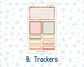 Kit 0239 - Weekly Dashboard Planner - Erin Condren - October Stroll