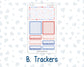 Kit 0273 - 7x9 - EC Dashboard Planner - July - Americana In Bloom