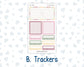 Kit 0232 - Weekly Dashboard Planner - Erin Condren - September - Heirloom Garden