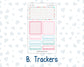 Kit 0246- Weekly Dashboard Planner - Erin Condren - Gingerbread Sweets - December