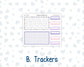 Kit 0213 - Weekly Dashboard Planner - Erin Condren - April -Provence